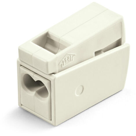 Borne pour luminaires 2 conducteurs 2,5mm² blanc - WAGO - 224-112