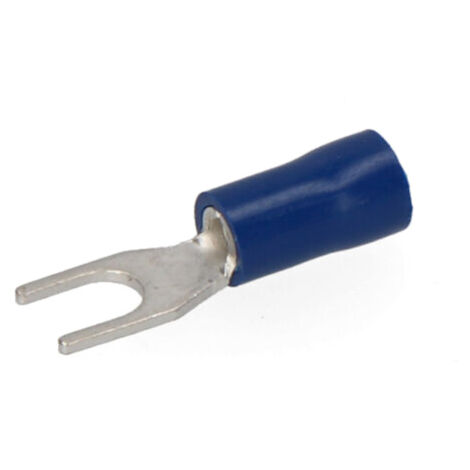 Borne pré-isolée, fourche, PVC, 10 pièces, emballée  E48631