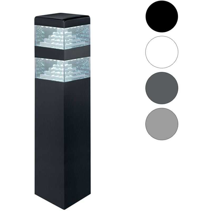 Borne Pyramide Inox 32 led smd 9W 40cm Lumihome blanc-neutre-4000k - anthracite