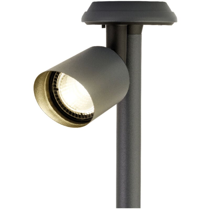 Projecteur solaire de jardin Lumineo Noir