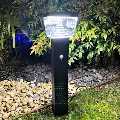 Borne solaire LED LIBERTY - 6W Lumihome® Hauteur 59cm - noir