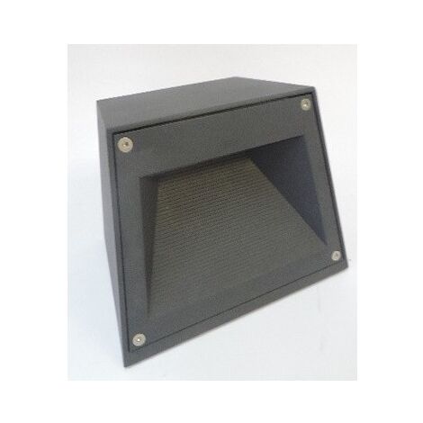 Borne sur sol iodure anthracite 230X180mm H170mm lampe G8.5 35W (non incl) 230V faisceau horizontal IK09 IP67 BEGA 77790