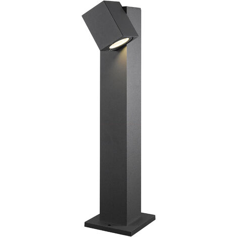Borne tilt SUEVIS IP54 LED COB 7W 750lm(466lm) CRI80 3000K 96º 650mm Anthracite