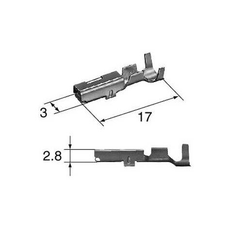 Borne TS Sealed 2.3 Femelle sec. 0,5-1,25