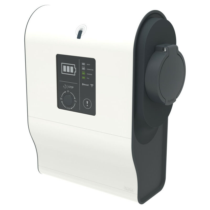 Borne ve monophasée Green'up Premium avec lecteur rfid 7,4kW Mode 3 plastique (059006)