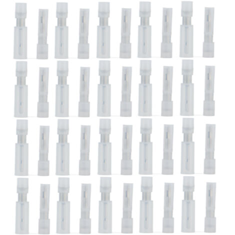 Bornes bout à bout mâles et femelles en nylon, entièrement isolées, à connexion rapide (0,3-1,0 mm)