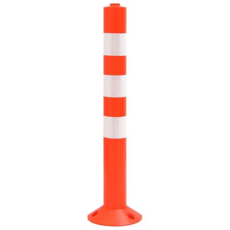 Bornes de contrôle du trafic 10 pcs 75 cm PE CFW821309