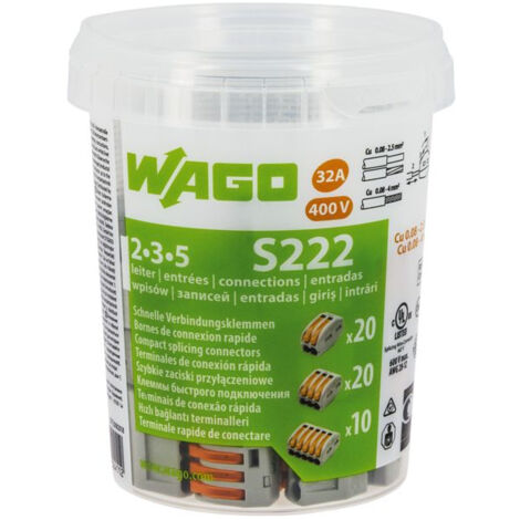 Bornes Wago S222