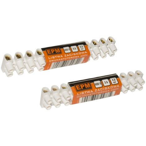 BORNIER 12 VOIES 4,0 MM² - E-650-0140