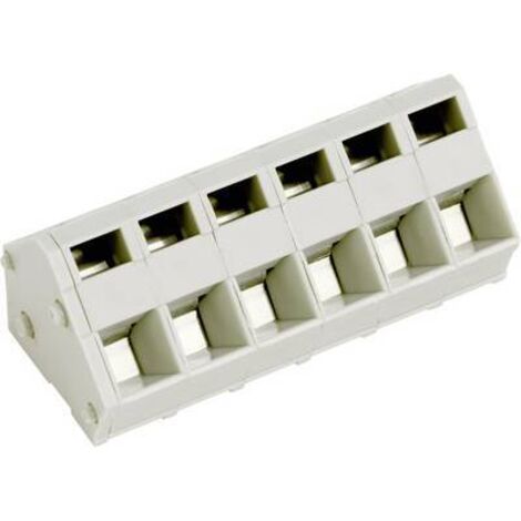 Bornier à ressort PTR Hartmann AK3000/8-5.0 53000080001D 2.50 mm² Nombre de pôles 8 gris galet 1 pc(s) D29621