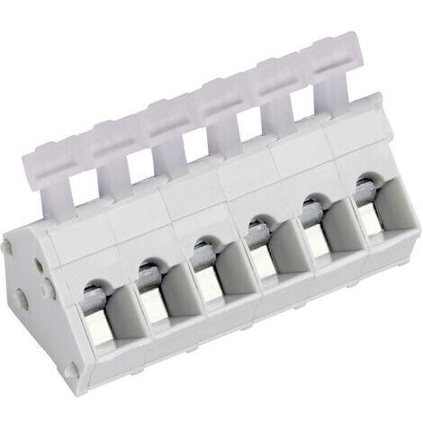 Bornier à ressort PTR Hartmann AK3001/12KD-5.0 53001120001D 2.50 mm² Nombre de pôles 12 gris galet 1 pc(s) D29053