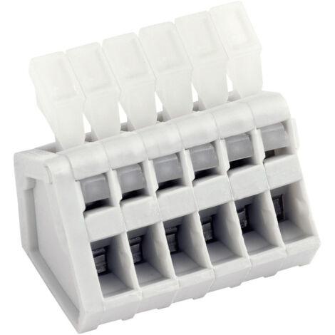 Bornier à ressort PTR Hartmann AK3191/2KD-2.5 53191021001F 0.50 mm² Nombre de pôles 2 gris galet 1 p
