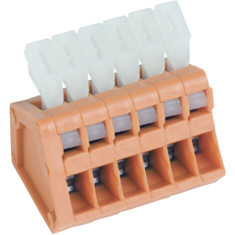 Bornier à ressort PTR Hartmann AKZ3191/3KD-2.54 53190320321F 0.50 mm² Nombre de pôles 3 orange 1 pc(s) D25705