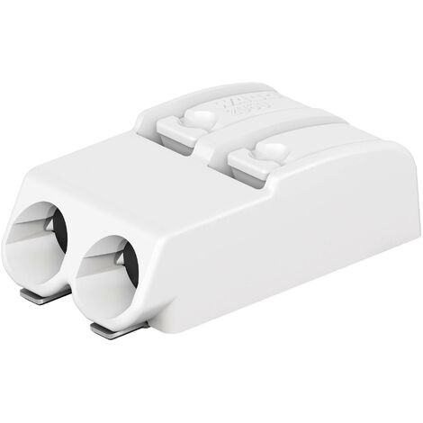 Bornier à ressort WAGO 2060-452/998-404 0.75 mm² Nombre de pôles 2 blanc 1 pc(s) Y899311