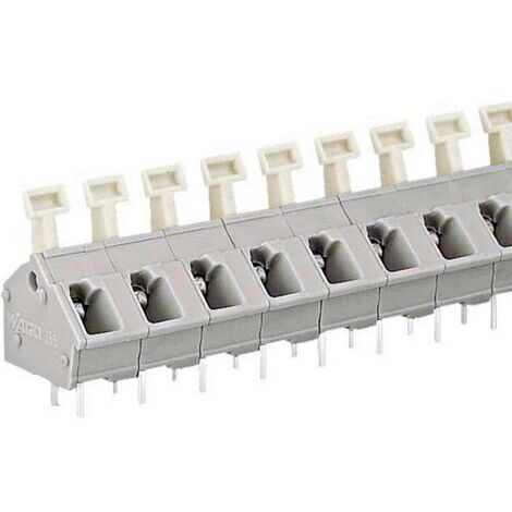 Bornier à ressort WAGO 256-502 2.50 mm² Nombre de pôles 2 gris 1 pc(s) D27172