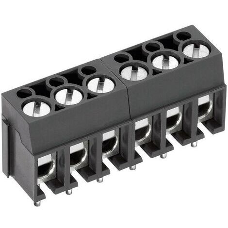 Bornier à vis PTR Hartmann AK100/2DS-5.0-V 50100020121G2 2.50 mm² Nombre de pôles 2 gris 1 pc(s) D50464
