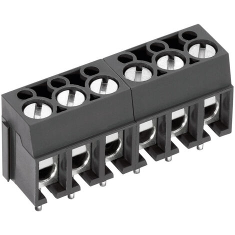 Bornier à vis PTR Hartmann AK100/5DS-5.0-V 50100050121G 2.50 mm² Nombre de pôles 5 gris 1 pc(s)