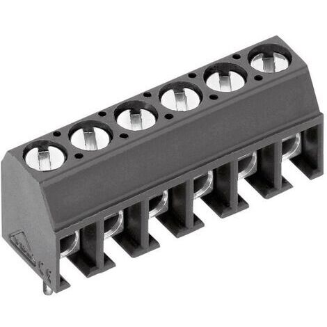 Bornier à vis PTR Hartmann AK550/2DS-3.5-V 50550020121G 1.00 mm² Nombre de pôles 2 gris 1 pc(s) D50069