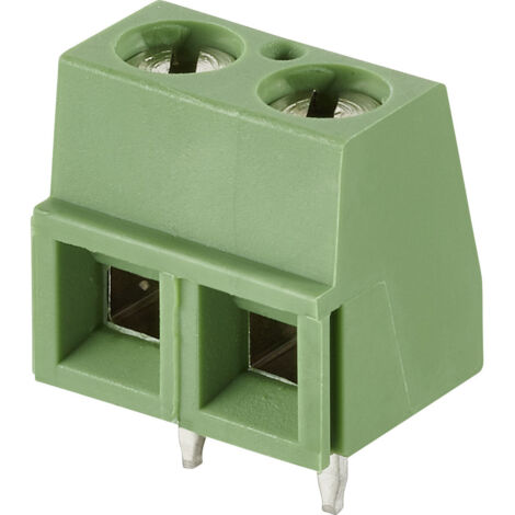 Bornier à vis TE Connectivity 282837-2 1.40 mm² Nombre de pôles 2 vert 1 pc(s)