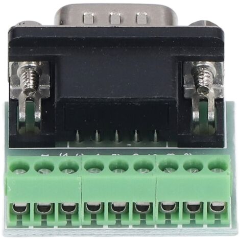 Bornier DB9 mâle vers connecteur à vis 9 broches, carte de dérivation pour RS232 et RS485