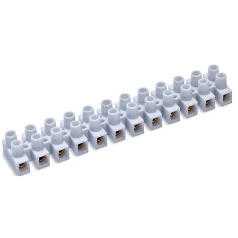 BORNIER DE RACCORDEMENT ÉLECTRIQUE, HOMOLOGUÉ. 2,5 MM 24A BLANC - 204