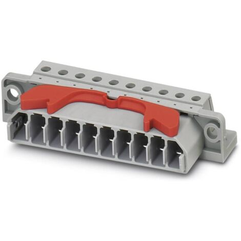 Bornier de raccordement Phoenix Contact HCC, 10 pôles , A visser, 25A ( Prix pour 1 )