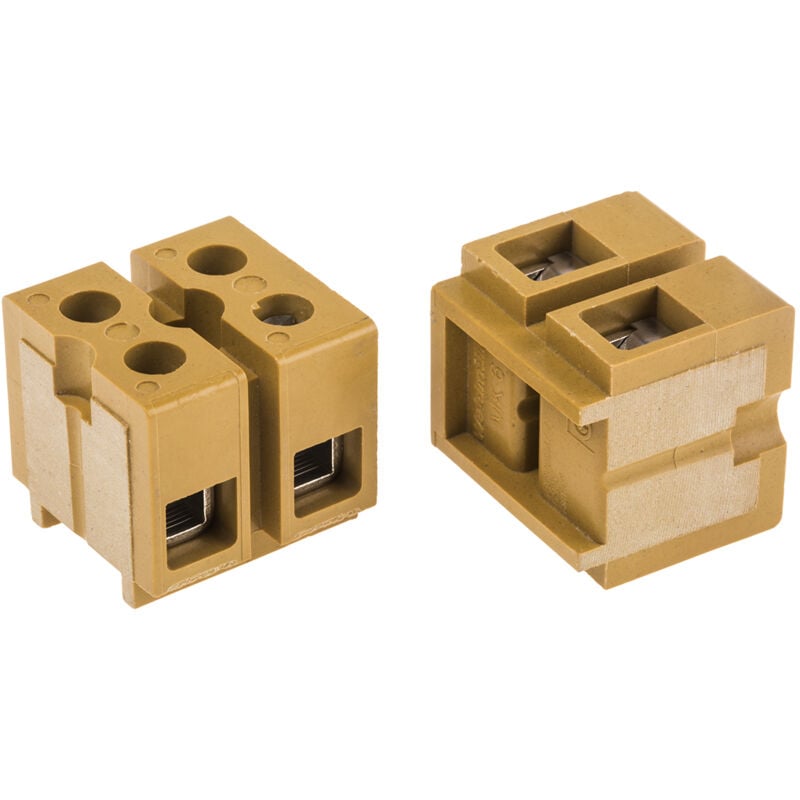 Weidmuller - Bornier de raccordement sak, 2 pôles , a visser, 6mm², 41A ( Prix pour Paquet de 5 )
