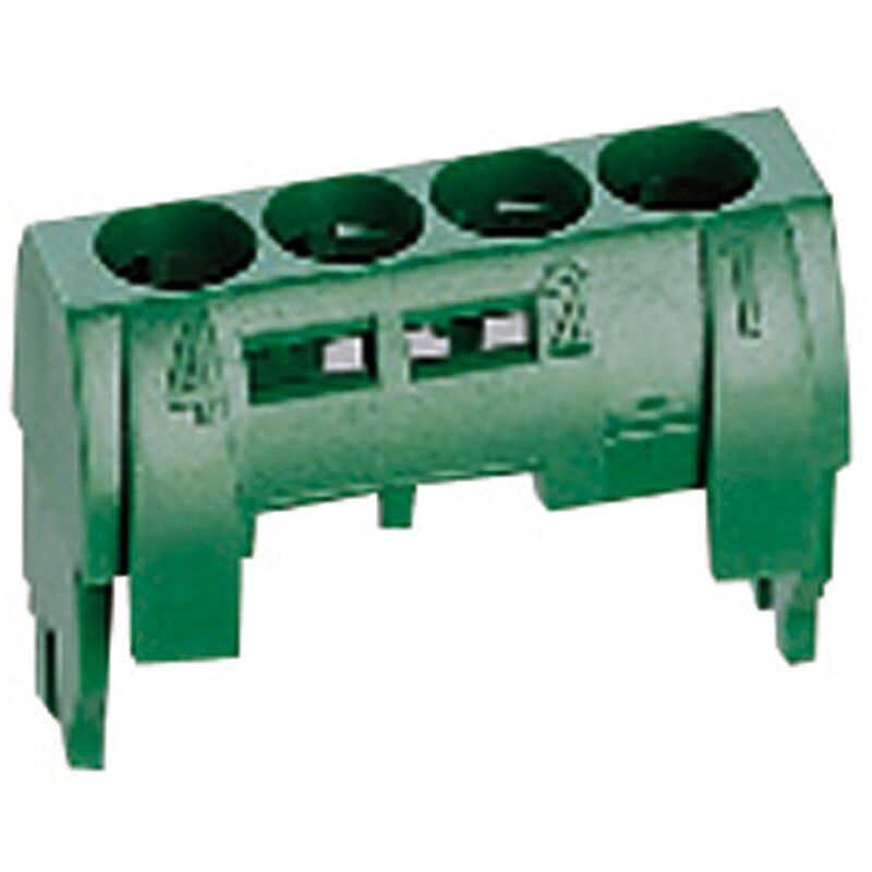 Legrand - bornier de répartition ip 2X - terre - 4 connexions 1,5AÂ 16 MM2- vert - l 47 mm