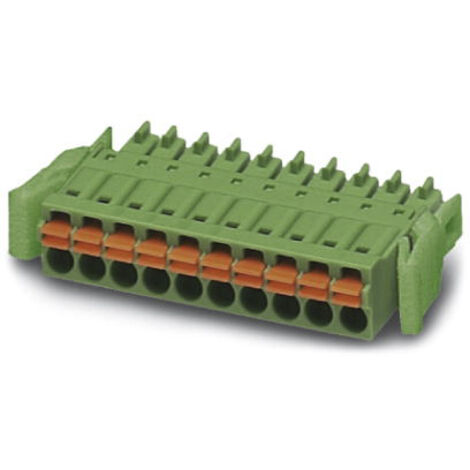 Bornier enfichable Phoenix Contact 4 contacts 1 rangée(s) pas de 3.5mm série FMC 1.5/ 4-ST-3.5-RF ( Prix pour 1 )