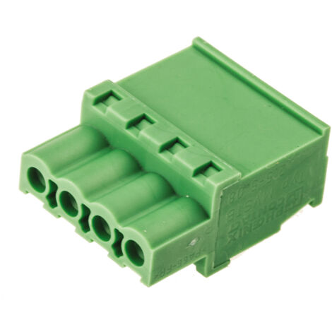 Bornier enfichable Phoenix Contact 4 contacts 1 rangée(s) pas de 5.08mm Combicon