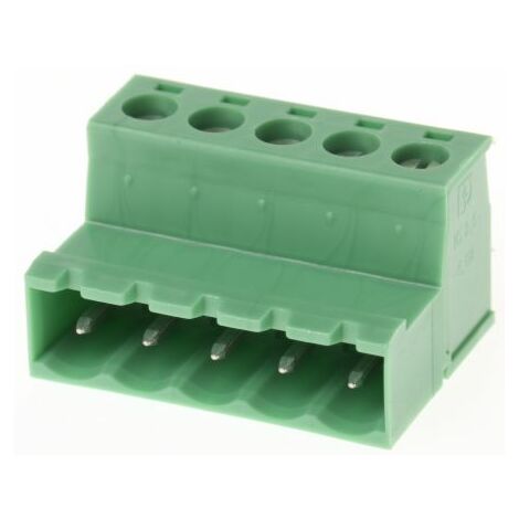Bornier enfichable Phoenix Contact 5 contacts 1 rangée(s) pas de 5.08mm Combicon