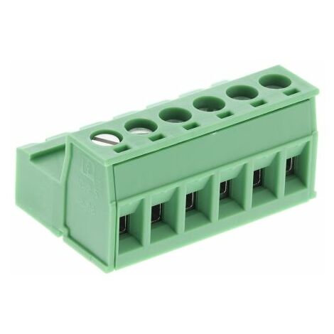 Bornier enfichable Phoenix Contact 6 contacts 1 rangée(s) pas de 5.08mm Combicon