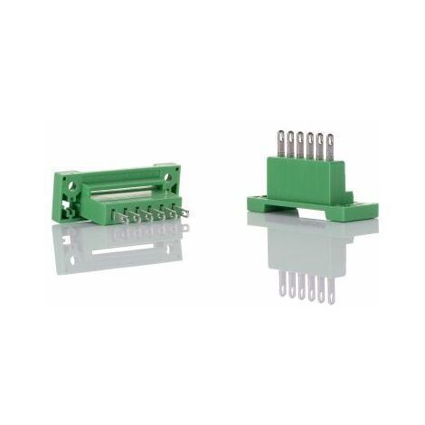 Bornier enfichable Phoenix Contact COMBICON Control, 6 pôles , 5.08mm, Œillets à souder, 12A