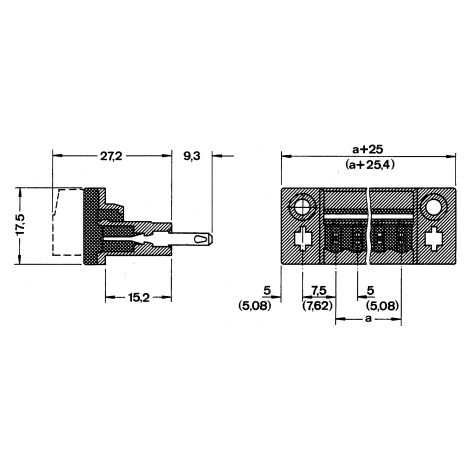 Bornier enfichable Phoenix Contact, COMBICON DFK-MSTB, 8 pôles , 5.08mm 1 rangée, Angle droit