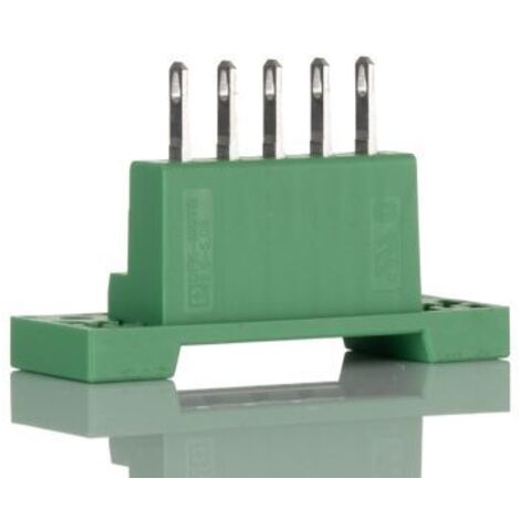 Bornier enfichable Phoenix Contact, DFK-MSTB 2.5/ 5-G-5.08, 5 pôles , 5.08mm 1 rangée, Angle droit