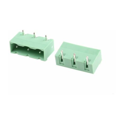 Bornier enfichable Phoenix Contact, GMSTBA 2.5/ 3-G-7.62, 3 pôles , 7.62mm 1 rangée, 12.0A, Angle droit