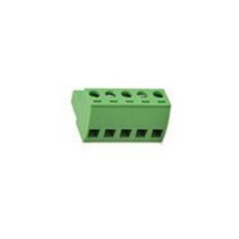 Bornier enfichable RS PRO 5 contacts 1 rangée(s) pas de 5.08mm ( Prix pour Boîte de 10 )