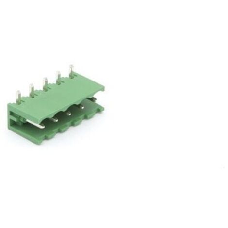 Bornier male coude embrochable - 5 poles