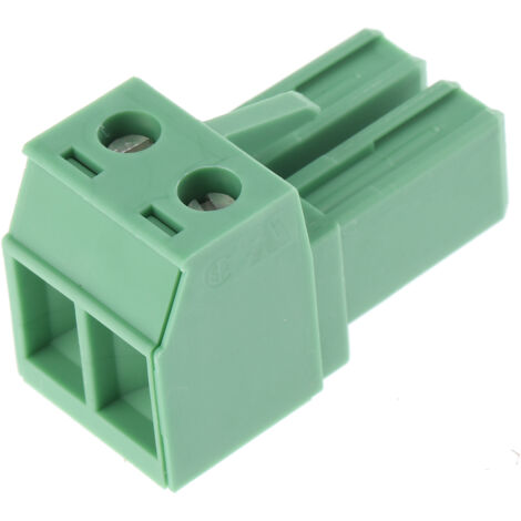 Bornier pour CI Phoenix Contact 2 contacts pas de 7.62mm série PC 4/2-ST-7.62