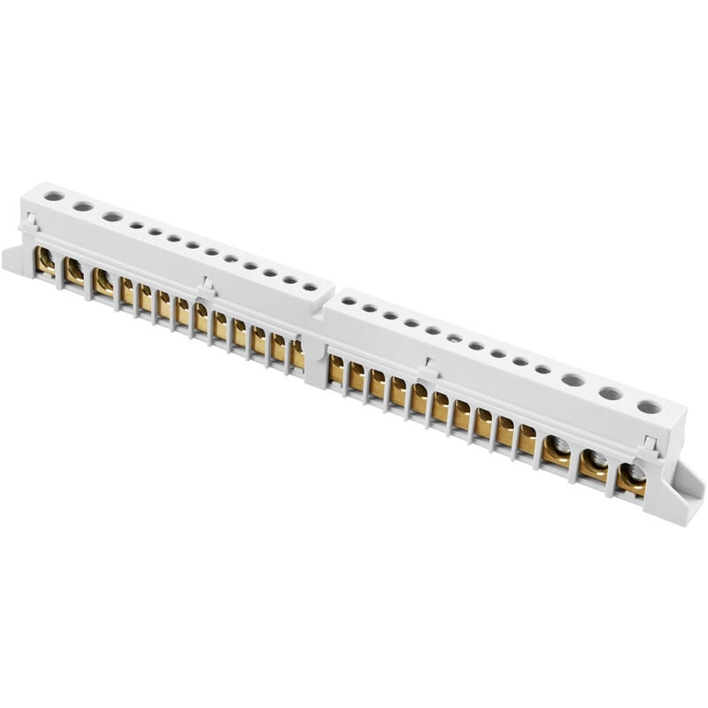 Gewiss - GW-40404 Bornier pour tableau de distribution 5x25 + 14x10