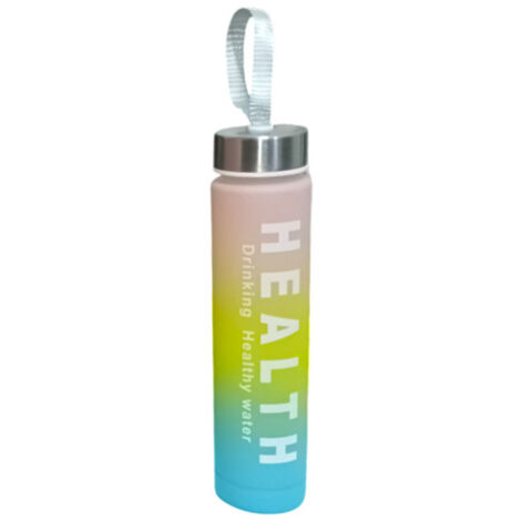 Borraccia Sportiva in Policarbonato Leggera e Resistente 300ml  per Palestra Corsa Trekking Chiusura Ermetica Ecologica per Attività Outdoor