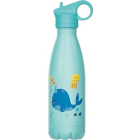 Borraccia termica Maestro Blue Whale per bambini 400 ml