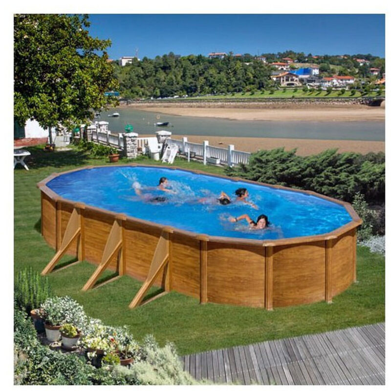 Piscina Fuori Terra Gre Pacific 610x375x120 Cm