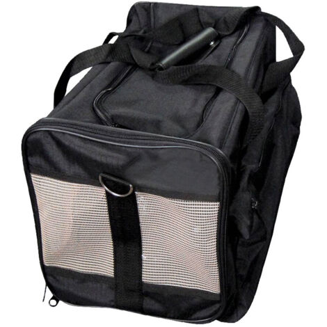 Borsa a Tracolla per Animali Domestici Gloria Trip Nero Pieghevole 52 x 30 x 30 cm