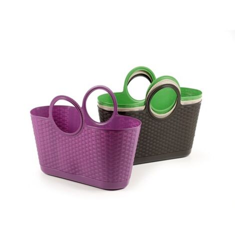 Borsa bag rattan intrecciata colori vari - ipae-progarden