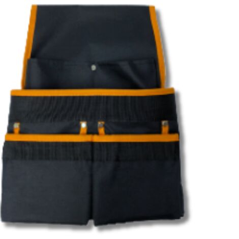 Borsa carpentiere multifunzione con tasche multiple per attrezzi e accessori misure 36x31.5 cm robusta e resistente