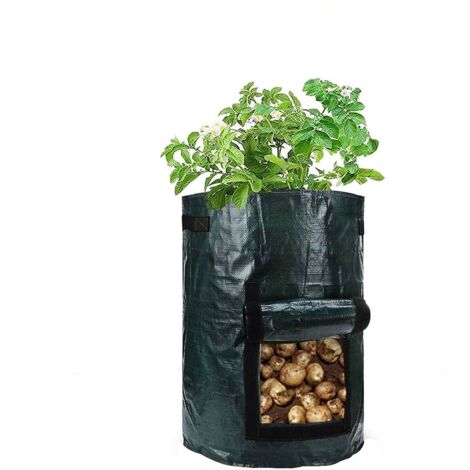 Borsa da giardinaggio portatile, 30x50 cm, verde