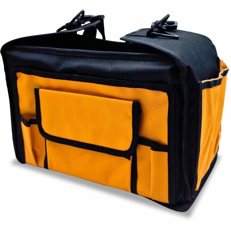 Image of Maka - borsa da lavoro porta attrezzi valigetta rigida 10 tasche tracolla manico