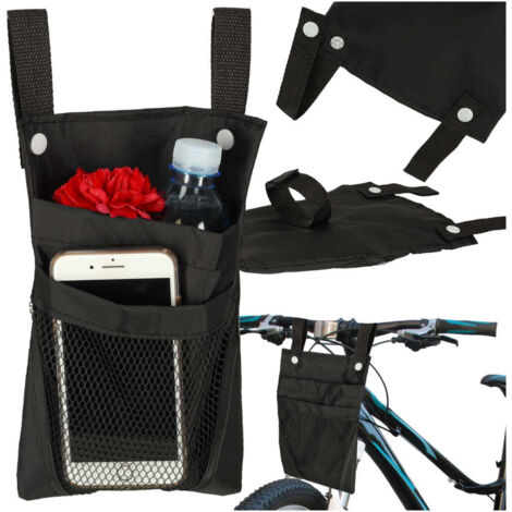 Borsa da manubrio per bici nera