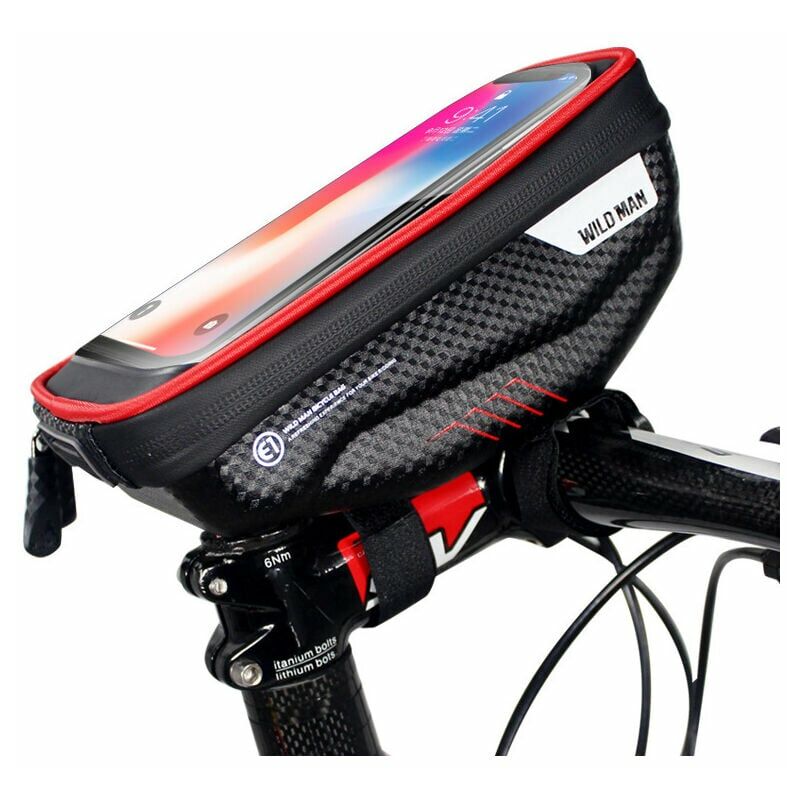 Borsa da manubrio per bici portatile Touch screen